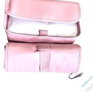 Set of 2 Brightroom Hanging Travel Organizer and Jewelry Bag Pink New